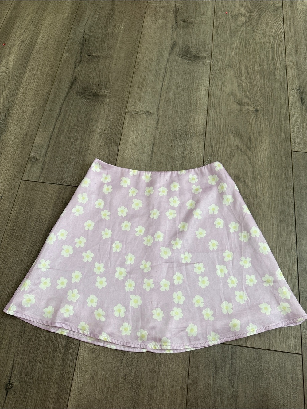 Y2K Princess Polly Lillac Pink Floral Mini Skirt